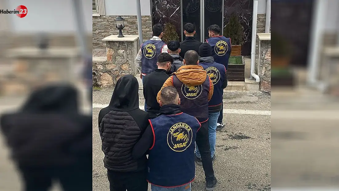 Elazığ'da kablo hırsızları yakalandı