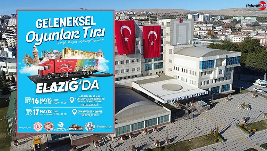 Geleneksel oyunlar tırı, Elazığ'da çocuklarla buluşacak