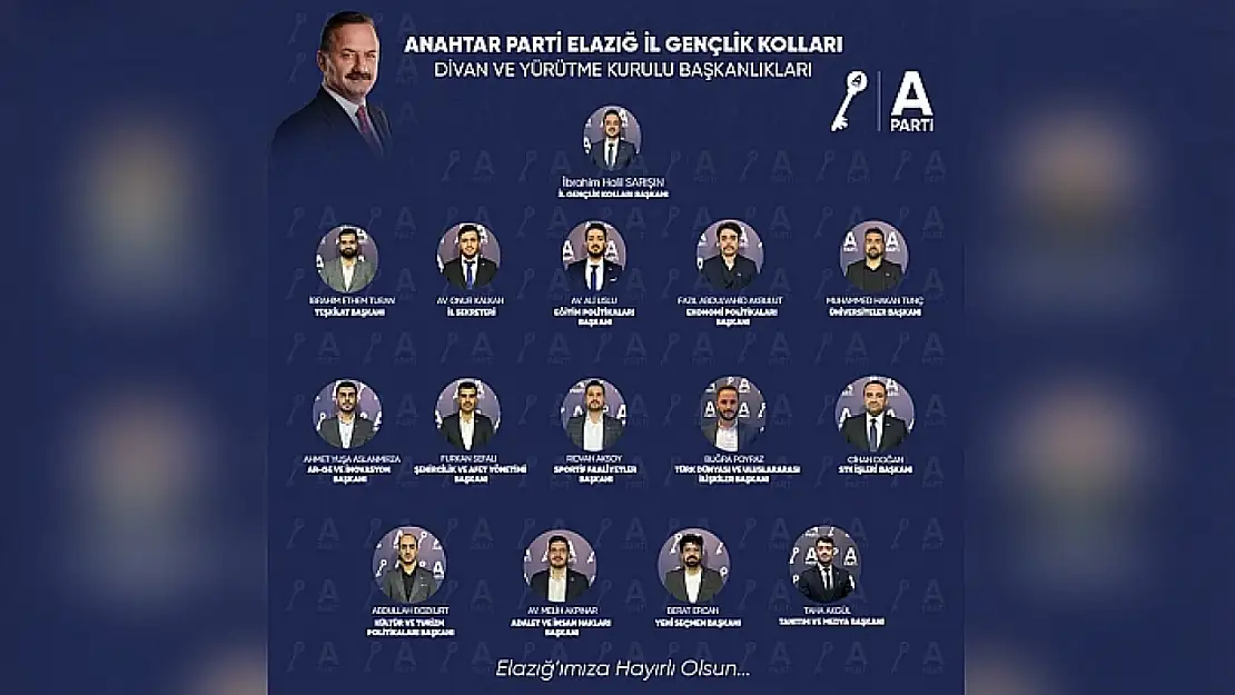 Anahtar Parti İl Gençlik Kolları Yönetim Kurulu açıklandı