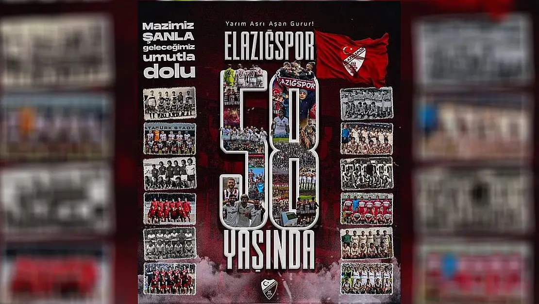 Başkan Şerifoğulları Elazığspor'umuzun 58'inci yaşını kutladı