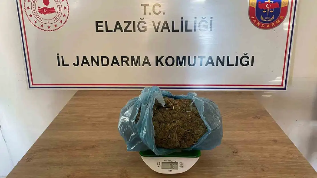 Elazığ'da 3,5 kilo uyuşturucu madde ele geçirildi, 2 kişi gözaltına alındı