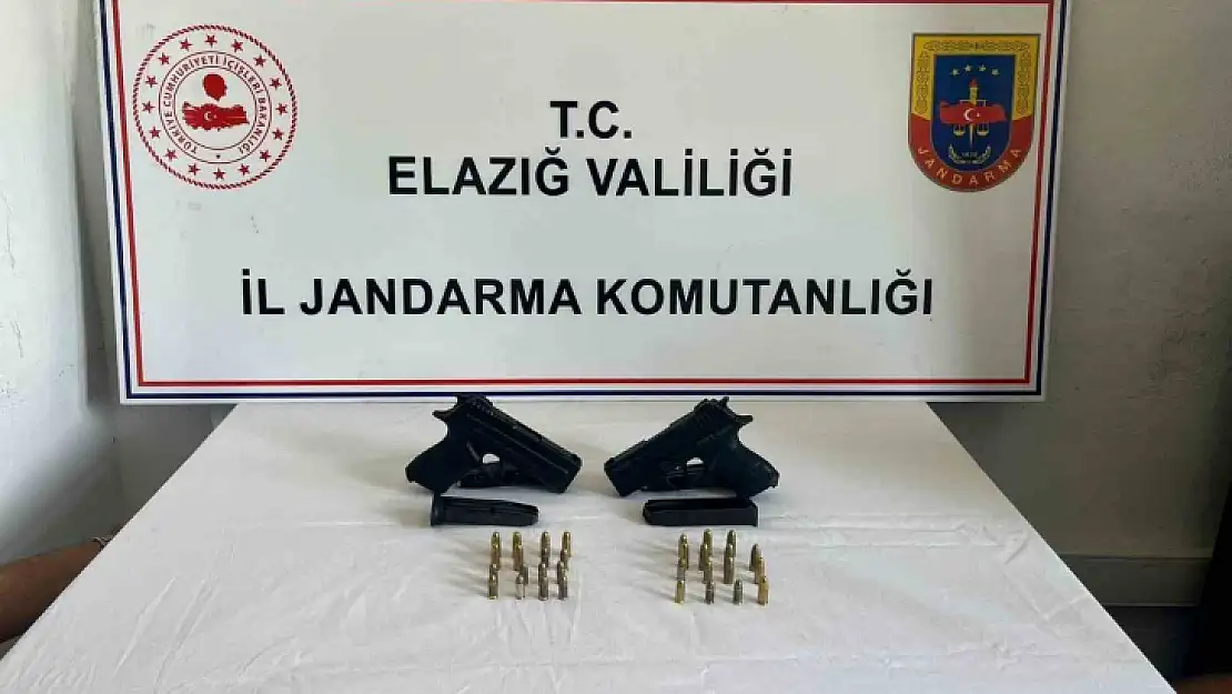 Elazığ'da aranan 2 şüpheli jandarma tarafından yakalandı