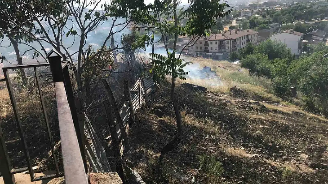 Elazığ'da korkutan yangın