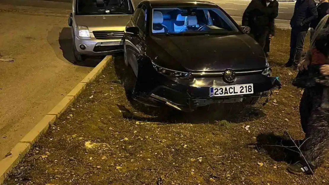 Elazığ'da trafik kazası: 2 yaralı