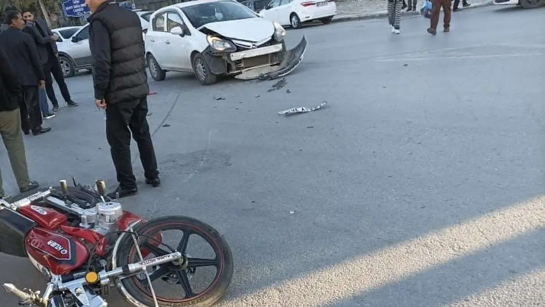 Elazığ'da trafik kazası: 2 yaralı