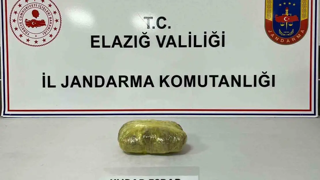 Elazığ'da uyuşturucu taciri yakalandı