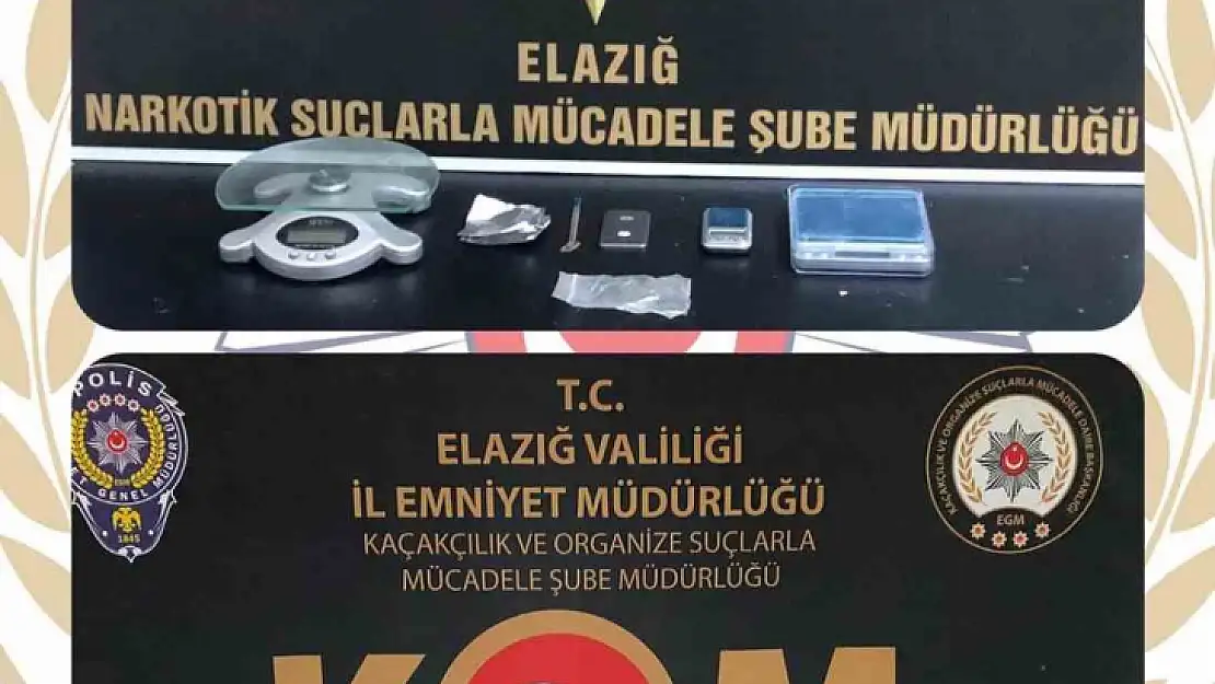 Elazığ'da uyuşturucuyla mücadele: 4 tutuklama