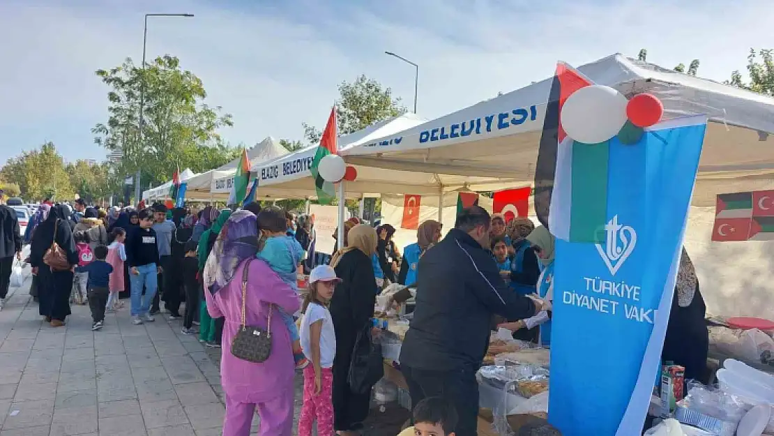 Elazığ'dan Filistin ve depremzedeler için anlamlı destek