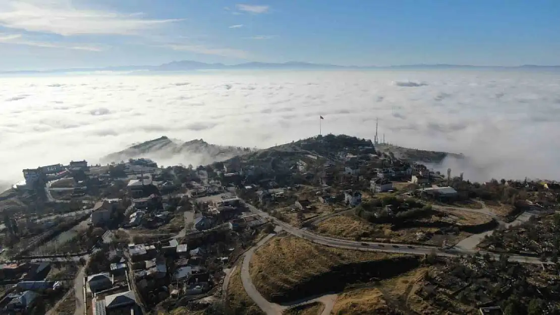 Elazığ sis denizinde kayboldu, ortaya eşsiz görüntüler çıktı