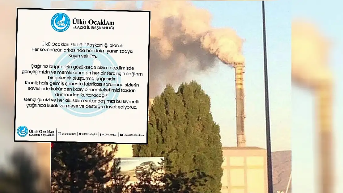 Elazığ Ülkü Ocakları: Memleketimizi tozdan dumandan kurtaracağız