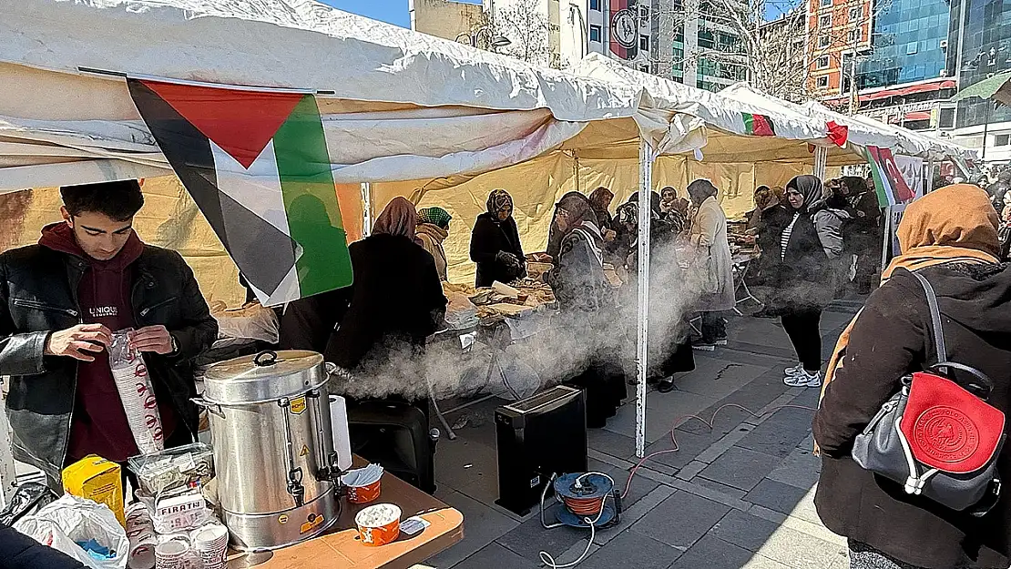Elazığlı kadınlardan Gazze'ye anlamlı destek