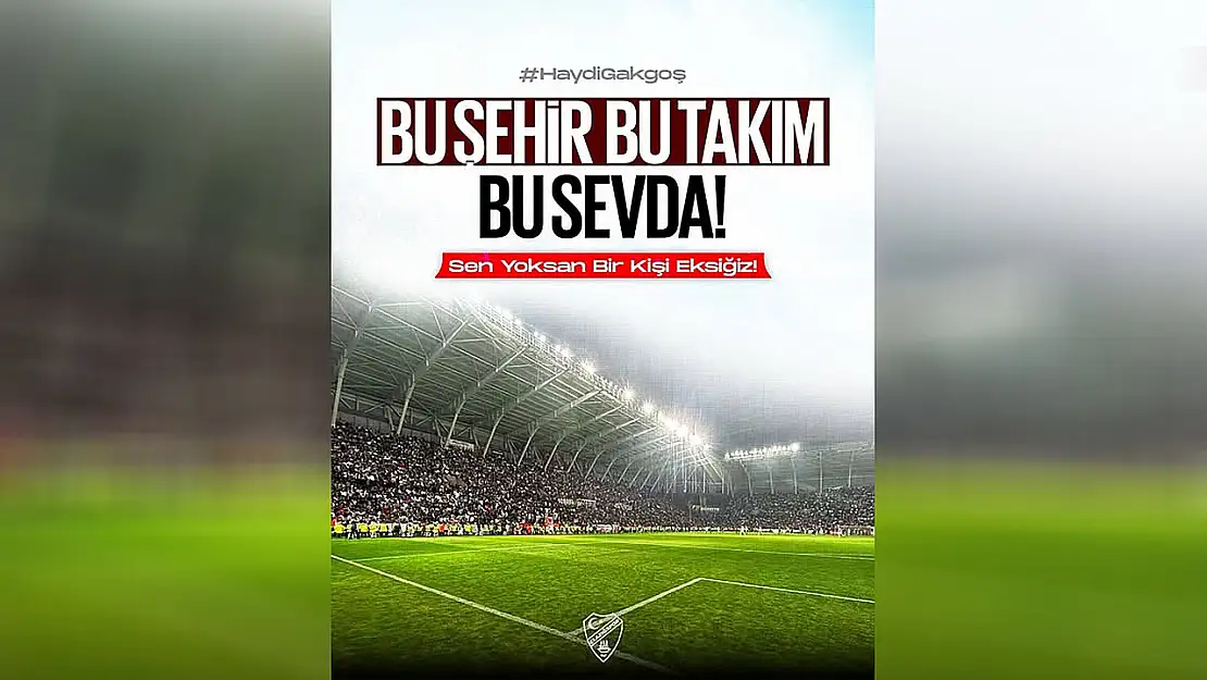 Elazığspor'dan taraftarlara çağrı: 'SEN YOKSAN BİR KİŞİ EKSİĞİZ'