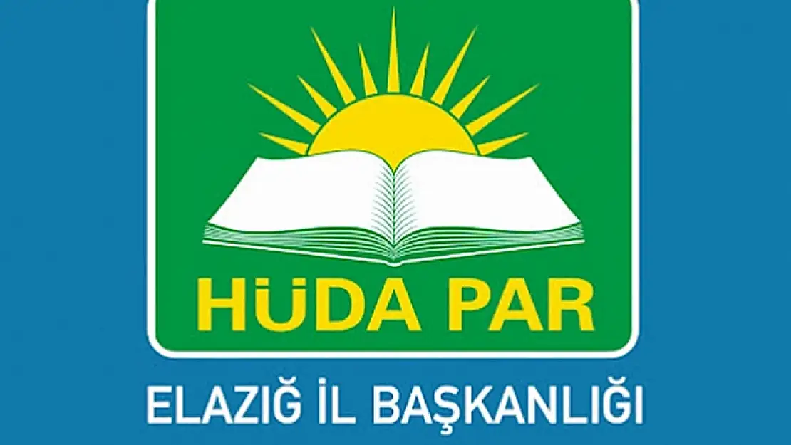 HÜDA Par Elazığ İl Başkanlığı'ndan hastane binası açıklaması