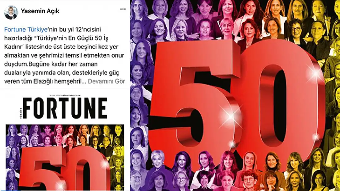 Prof. Dr. Yasemin Açık Elazığlılara Teşekkür etti