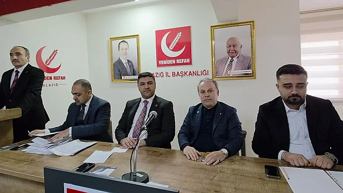 Yeniden Refah Partisi Elazığ İl Divan Toplantısı Gerçekleştirildi