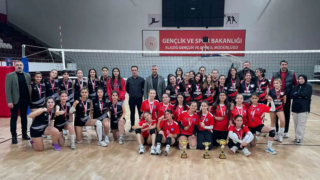 Yıldız Kız Yerel Lig'de şampiyon Elazığ Voleybol Akademi oldu