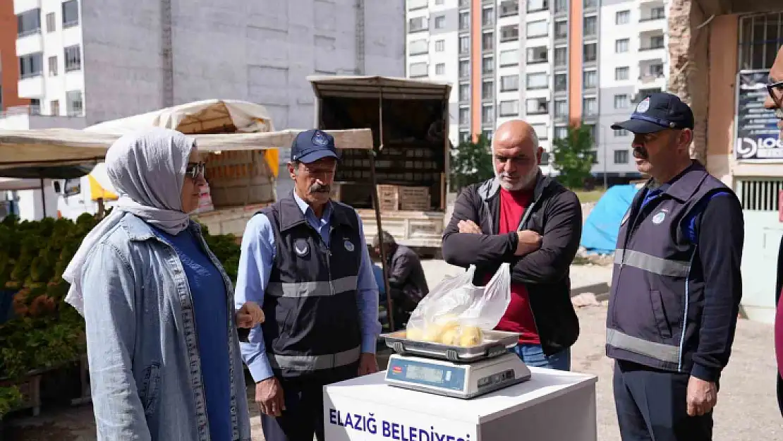 Zabıtadan pazarlara denetim