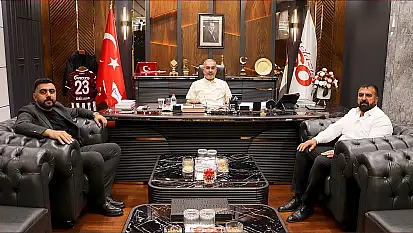 Galerici esnaflarından Başkan Alan'a teşekkür ziyareti