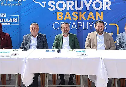 Elazığ Belediye Başkanı Şerifoğulları, vatandaşların sorularını cevapladı