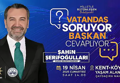 Vatandaş soracak, Başkan Şerifoğulları cevaplayacak
