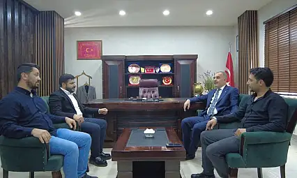 BAŞKAN ALAN'DAN ŞENOL ARSLAN'A HAYIRLI OLSUN ZİYARETİ