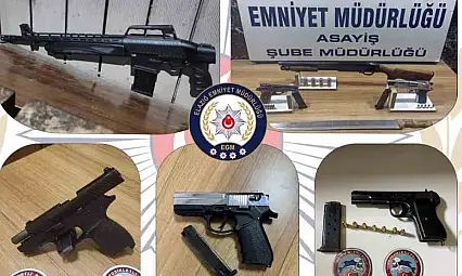 Elazığ'da ruhsatsız silah taşıyan 11 kişi yakalandı