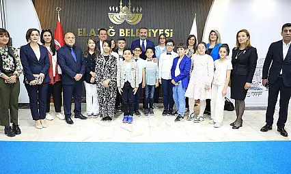 Kent Konseyi Çocuk Meclisi'nden Başkan Şerifoğulları'na Ziyaret