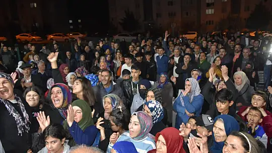 Yasemin Açık Çaydaçıra Mahallesi'nde Coşkuyla Karşılandı