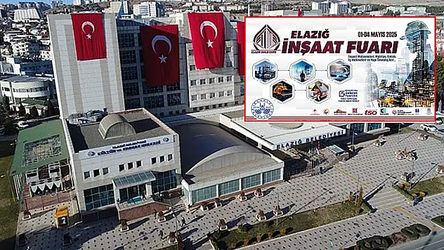 Elazığ Belediyesi'nin düzenleyeceği inşaat ve yapı fuarı, perşembe günü başlıyor
