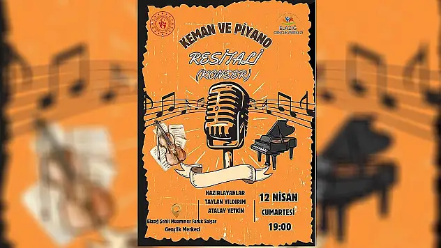 Notalar gençlerden, alkışlar Elazığ'dan