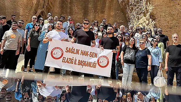 Sağlık hak-sen Elazığ şubesi sağlık çalışanlarını tarihin ve kültürün kalbine taşıdı