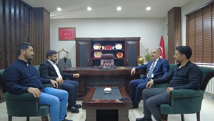 BAŞKAN ALAN'DAN ŞENOL ARSLAN'A HAYIRLI OLSUN ZİYARETİ