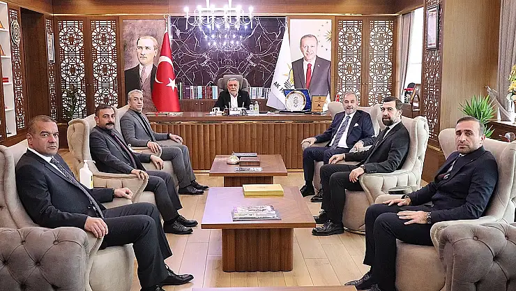 Başkan Alan'dan siyasi parti il başkanlıklarına ziyaret