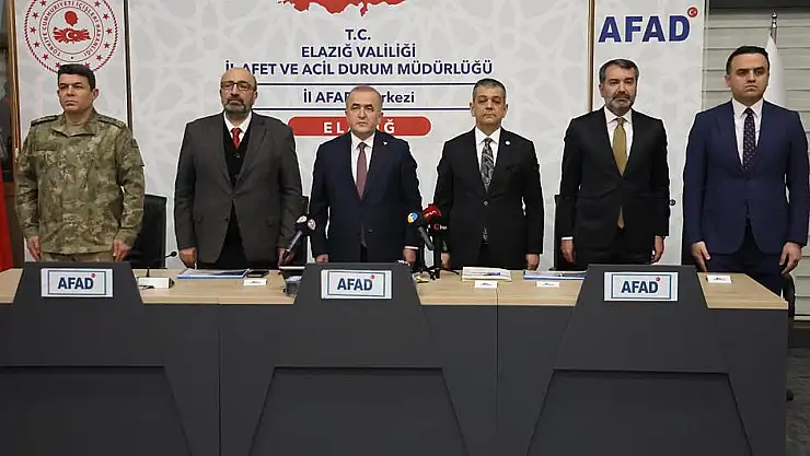 Elazığ'da 6 Şubat depremini anma ve değerlendirme toplantısı düzenlendi