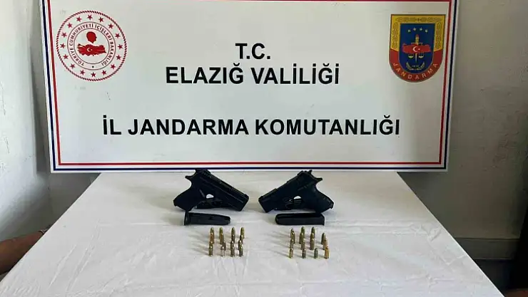 Elazığ'da aranan 2 şüpheli jandarma tarafından yakalandı