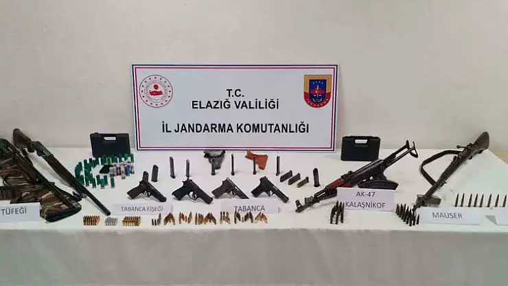 Elazığ'da silah kaçakçılığı operasyonu: 3 gözaltı