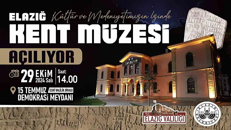 Elazığ Kent Müzesi 29 Ekimde açılıyor