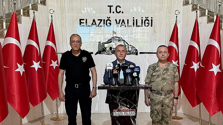 Elazığ Valiliği'nden kritik çağrı!