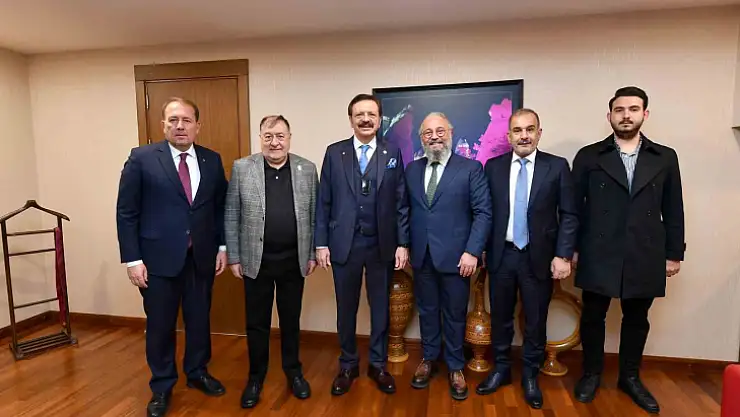ETSO Başkanı Alan, TOBB Başkanı Hisarcıklıoğlu ile bir araya geldi