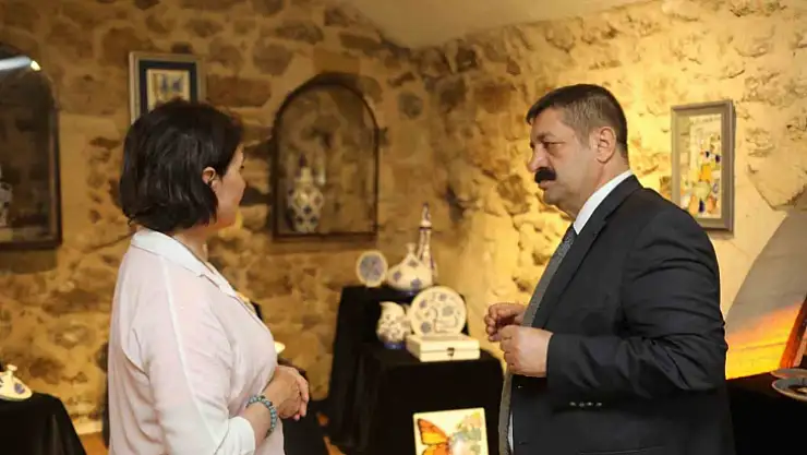 Kursiyerlerin el emekleri görücüye çıktı