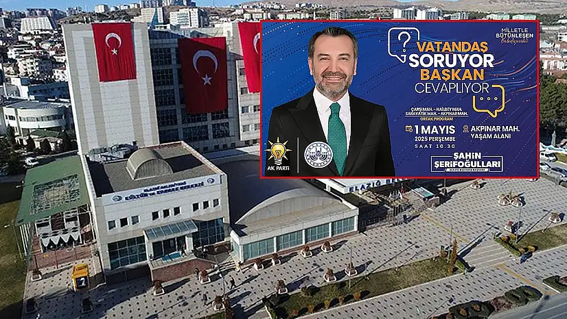Başkan Şerifoğulları, vatandaşların sorularını yanıtlayacak