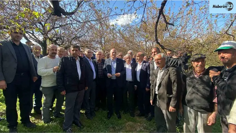 Elazığ'da Bahar Erken Bitti: Bayraktar'dan Üreticilere Umut Ziyareti