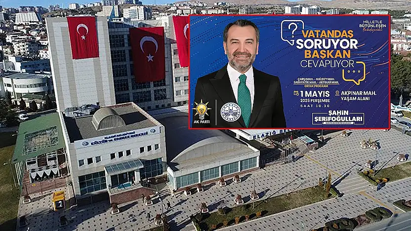 Başkan Şerifoğulları, vatandaşların sorularını yanıtlayacak